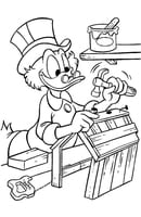 Donald Duck kleurplaat 11
